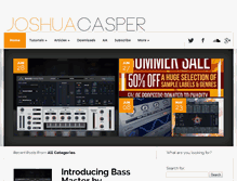 Tablet Screenshot of joshuacasper.com